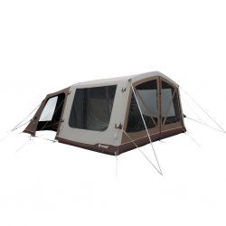 The Outwell Virginia 5 Air TC family tent is a bright and luxurious tent with very good headroom and tinted windows and has a st
