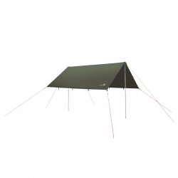 Easy Camp Void Tarp 3 x 3 m in a lightweight, durable material with reinforced fastening points for tent lines and rods. Two pie