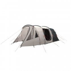 Easy Camp Palmdale 500 Lux, a 5-person family tent with two family rooms and two dark-laid bedrooms.
