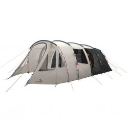 Easy Camp Palmdale 600 Lux, a spacious family tent with two family rooms and two dark bedrooms.