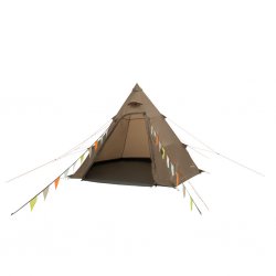 Easy Camp Otra Tipi set up and ready – the open door invites you to a spacious and comfortable stay in nature.