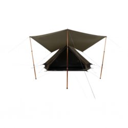 Practical and lightweight shelter that quickly creates extra space next to your campervan or tent.