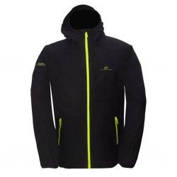 Rain and windproof shell jacket in men's model for hiking, camping and everyday.