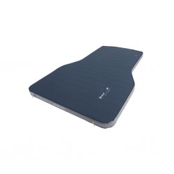 The Outwell Dreamboat Campercar is a self-inflating sleeping pad that is used as a mattress for the car's back seat.