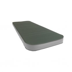 Sleeping pad that, thanks to its foam filling, can be used throughout most of the camping season