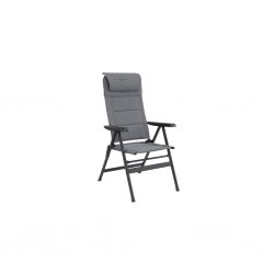 Outwell Teton, a camping chair with a high backrest, good padding, and a compact pack size.