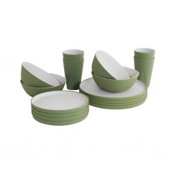 Stylish camping tableware and durable material, from Danish Outwell.
