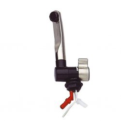 London water tap for caravan and motorhome in black.