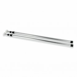 Aluminum pole for sealing against the caravan wall to Kampa Lufttält. 2 pcs in each package.