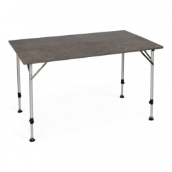 Water, heat and UV light resistant camping table. Dometic Zero Concrete Large.