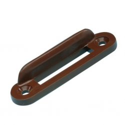 Lock bracket for doors and hatches in motorhomes and caravans.