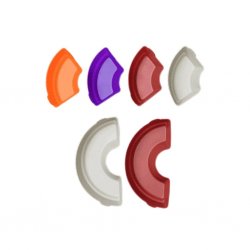 Omnia Fritidsugn Silicone form 6 parts (Max 260°C)