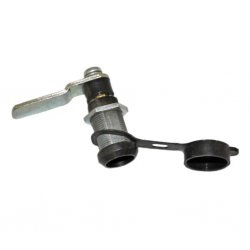 Lock for gas box for caravan and mobile home.