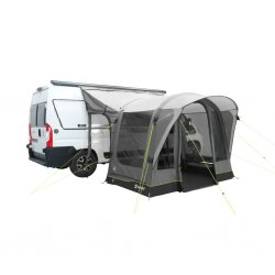 Outwell Santa Monica Air Mid/tall is a flexible car tent that attaches to the back of the car, to the side of the car or is used