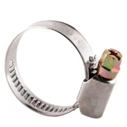 Hose clamp for gas hose