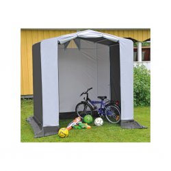 Storage tent for camping.