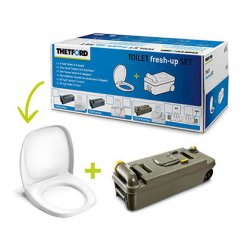 Thetford Toilet Fresh-Up Set C2/C3/C4 - Left- Outlet