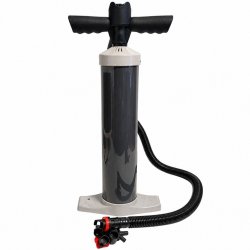 Vanheim tent pump with pressure gauge for family tents and awnings.