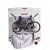 The cover fits 1–3 bicycles and is made of extra strong ripstop fabric with included fastening straps for easy installation.