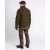 Pinewood Harrie Padded Fleece Jacket Men Green/ Suede Brown