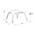 Dimensional sketch Outwell Summer Lounge L