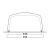 Dimensions for the door on Outwell Rockland 5P