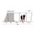 Heights for the family tent Outwell Colorado 6PE.