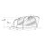Dimensional sketch Outwell Oakwood 5 tent