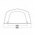 Door sketch for the family tent Outwell Yosemite Lake 6TC