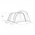 Drawing for the family tent Outwell Utah 5.