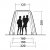 Height measurements for Outwell Sandcrest S biltält