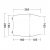 Floor plan for Outwell Sandcrest S car tent