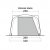 Dimensional sketch Outwell Parkville 200SA Drive-away awning