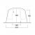 Dimensions for the door in the Outwell Moonhill 5 Air tent.