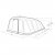 Dimensions for Outwell Stonehill 7 Air family tent