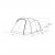 Dimensional sketch for Outwell Blackwood 5 tent.