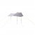 The tarp can be mounted on the tent or used separately.