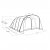 Dimensions sketch for the family tent Outwell Denver 6.