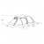 Dimensional drawing for the Outwell Earth 3 camping tent.