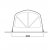 Sketch for the front of the Outwell Florida 5 Air family tent
