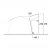Height dimensions from the side for Outwell Jonesville 290/440SA