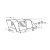 Dimensional drawing for Easy Camp Palmdale 300 tent.