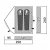 Floor plan for Easy Camp Rondane 2 Tent