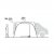 Elevation drawing Easy Camp Reine Car Tent