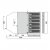 Floor plan for the family favourite among 6-person family tents – Easy Camp Kullen 6 Air