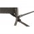 Sturdy adjustable brackets on the tent provides an easy adjustment on uneven ground.