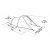 Dimensional sketch Robens Voyager 2 Hiking tent