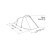 Dimensional drawing for the tent Robens Arch 2