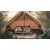The tent can accommodate up to six people but can be used by two or three people to decorate with beds and furniture.