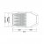 Dimensional sketch for Robens Nordic lynx 4 outdoor tent